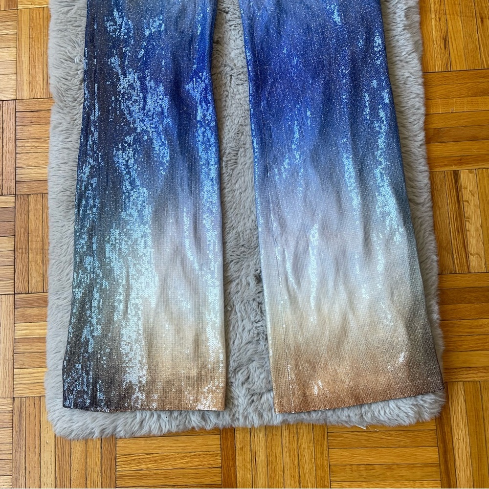 PRISCAVera Sequin Ombré Flare Pants size small - Picture 10 of 16